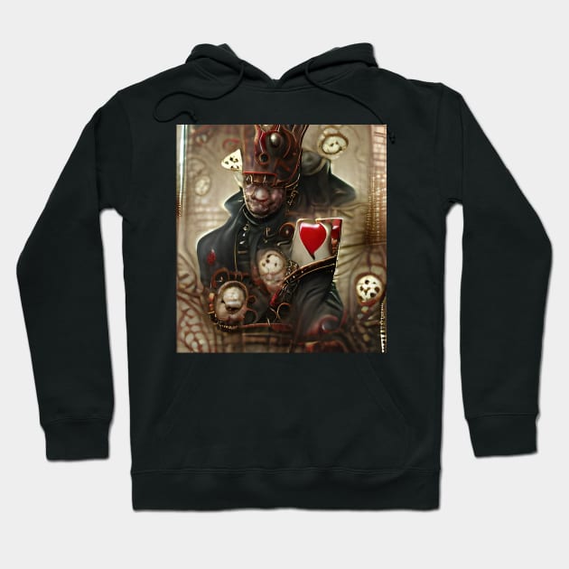 King of Hearts Hoodie by Roguex